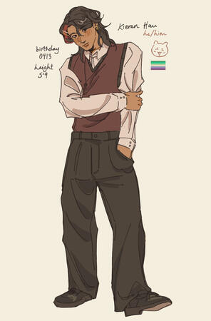 full-body colored sketch (no bg) — $25