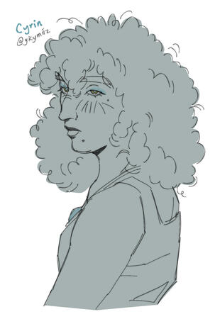 half-body sketch (no bg) — $10